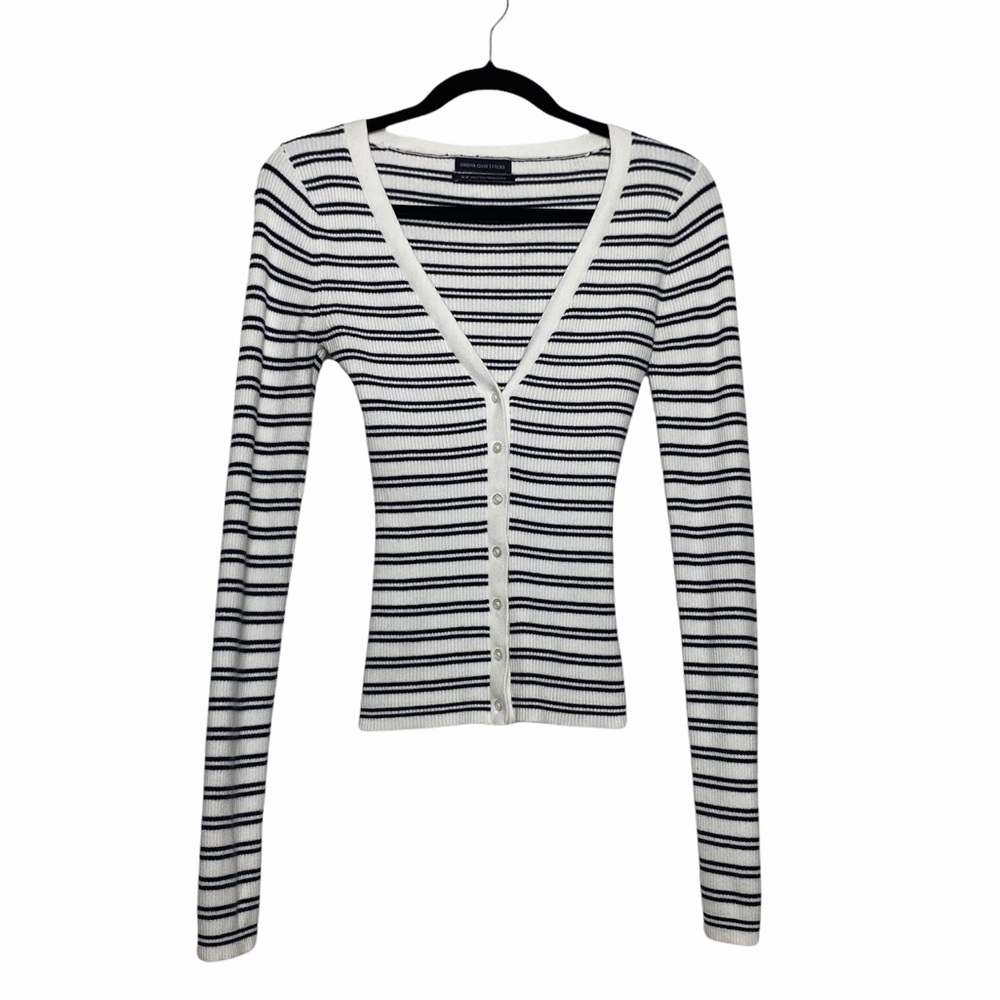 Urban Outfitters Long Sleeve Striped Cardigan M